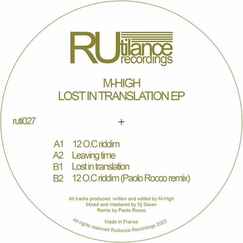 M-High - Lost In Translation EP [RUTI027]